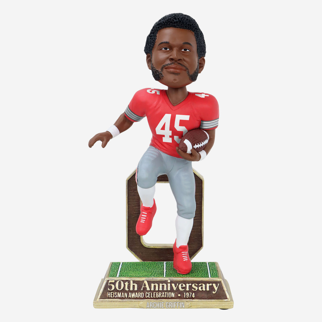 Archie Griffin Ohio State Buckeyes 1974 Heisman Trophy 50th Anniversary Bobblehead FOCO - FOCO.com