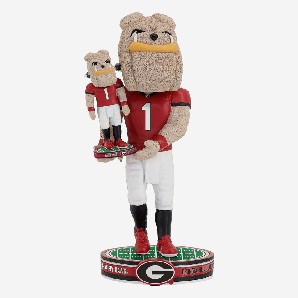 Hairy Dawg Georgia Bulldogs Bobble Dubblz Mascot Bobblehead FOCO - FOCO.com