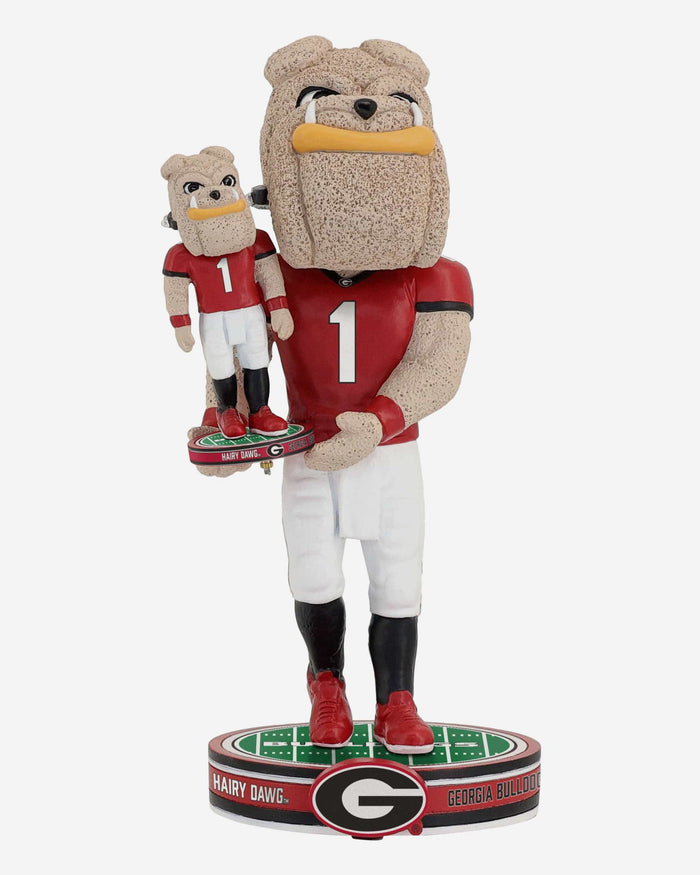 Hairy Dawg Georgia Bulldogs Bobble Dubblz Mascot Bobblehead FOCO - FOCO.com