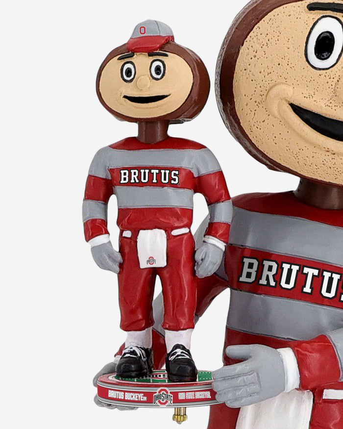 Brutus Buckeye Ohio State Buckeyes Bobble Dubblz Mascot Bobblehead FOCO - FOCO.com