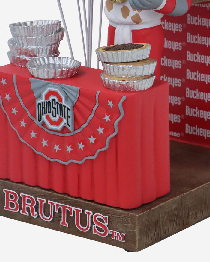 Brutus Buckeye Ohio State Buckeyes Pie Eating Contest Mascot Bobblehead FOCO - FOCO.com