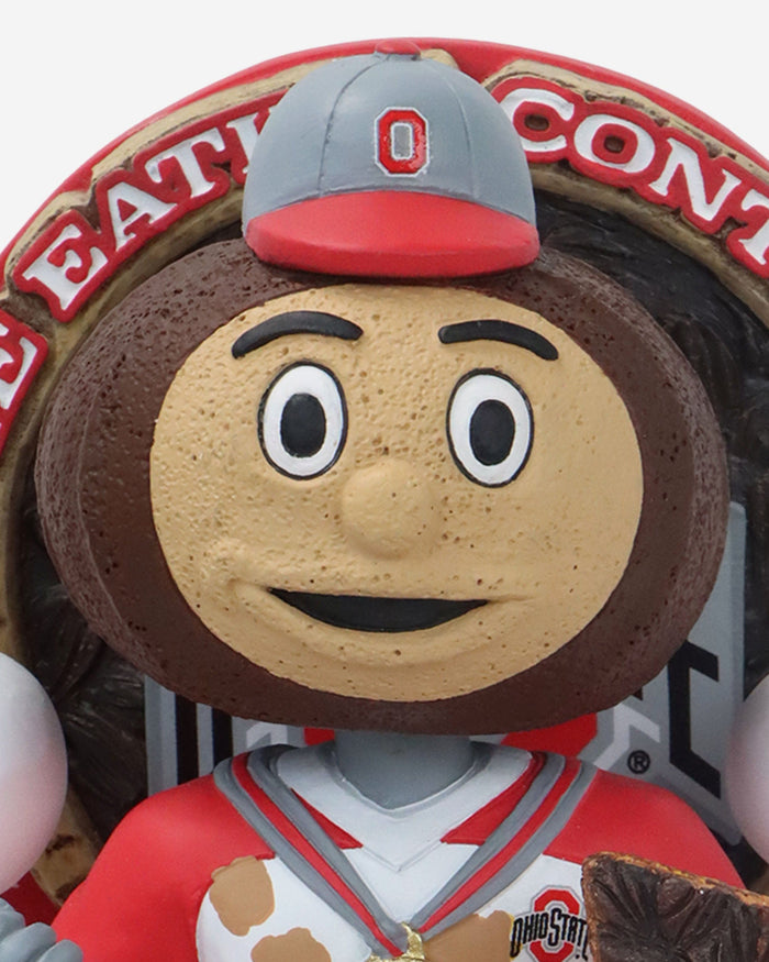 Brutus Buckeye Ohio State Buckeyes Pie Eating Contest Mascot Bobblehead FOCO - FOCO.com