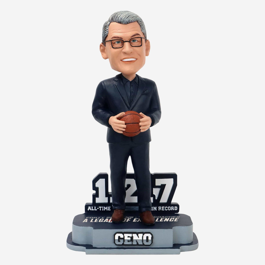 Geno Auriemma UConn Huskies All-Time Win Record Bobblehead