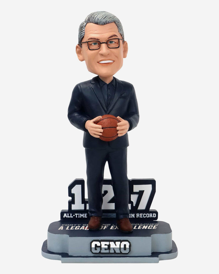 Geno Auriemma UConn Huskies All-Time Win Record Bobblehead