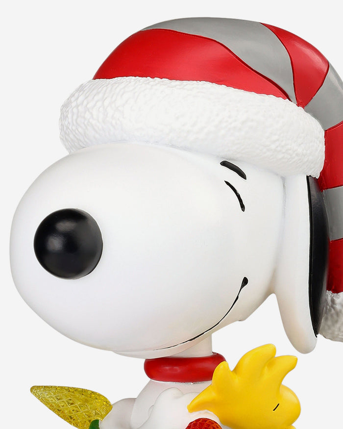 Ohio State Buckeyes Snoopy & Woodstock Peanuts Christmas Light Up Bobblehead FOCO - FOCO.com