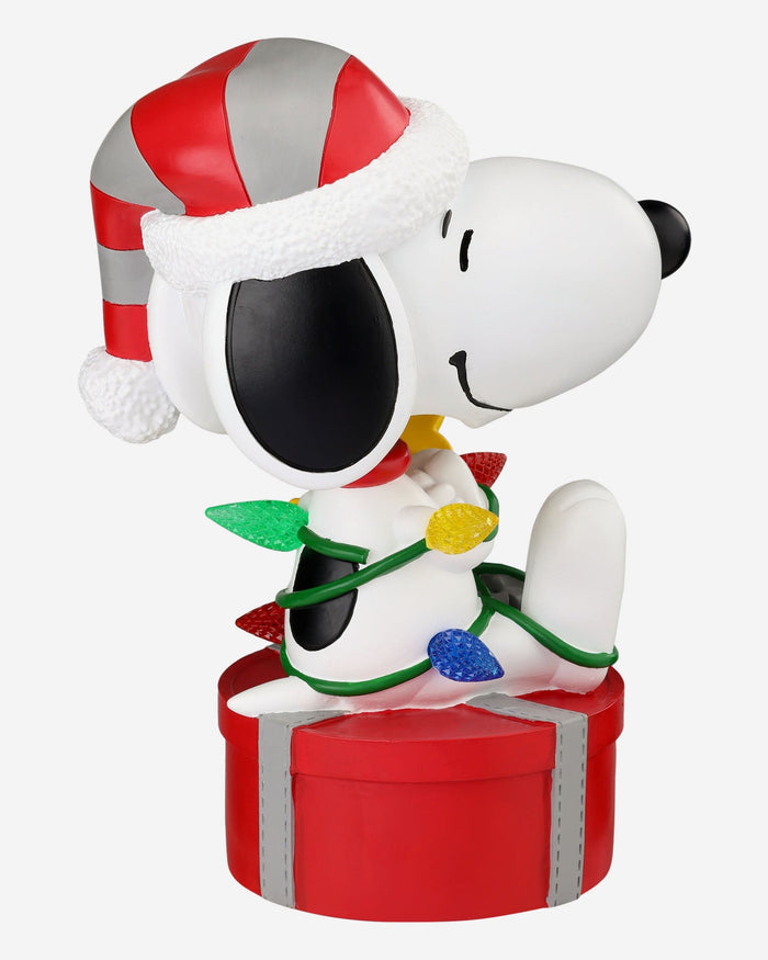 Ohio State Buckeyes Snoopy & Woodstock Peanuts Christmas Light Up Bobblehead FOCO - FOCO.com