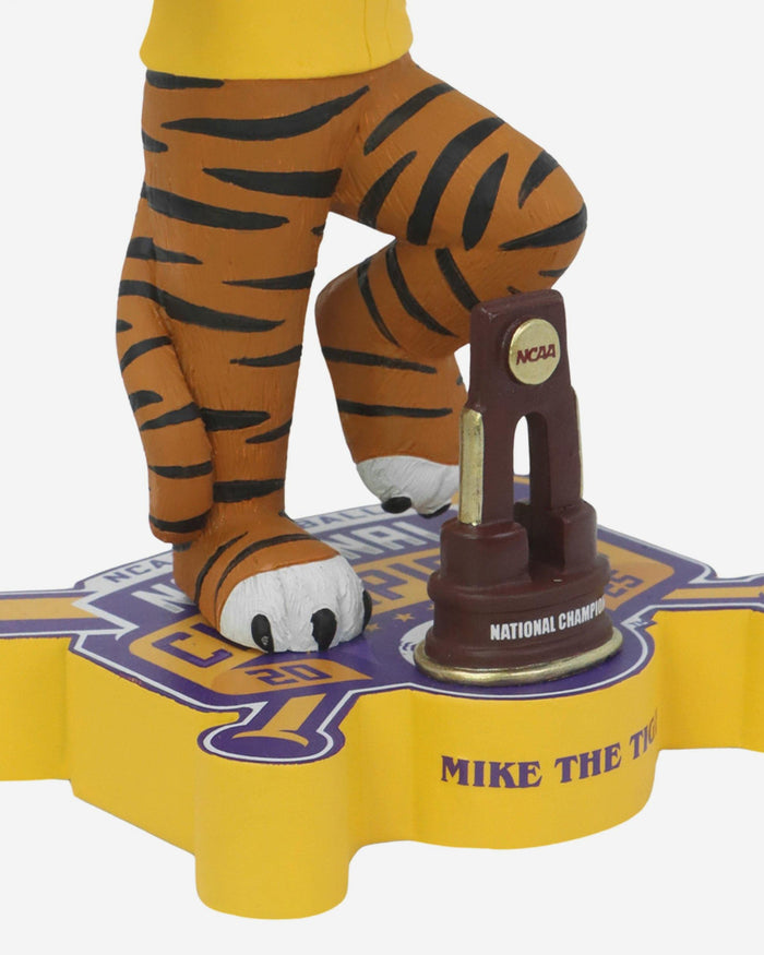 Mike the Tiger LSU Tigers 2025 College World Series Champions Mascot Bobblehead FOCO - FOCO.com