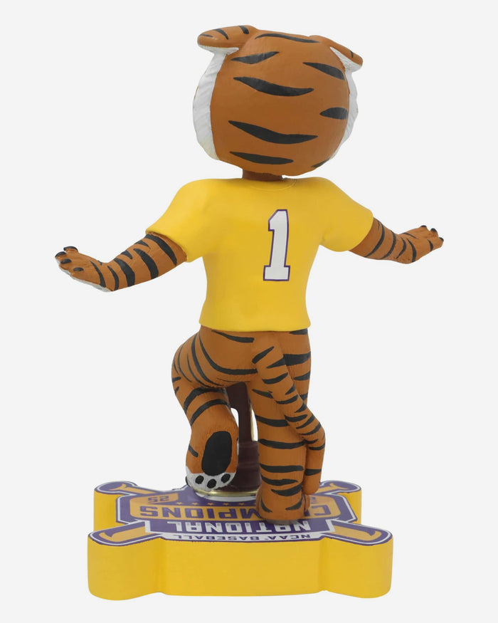 Mike the Tiger LSU Tigers 2025 College World Series Champions Mascot Bobblehead FOCO - FOCO.com