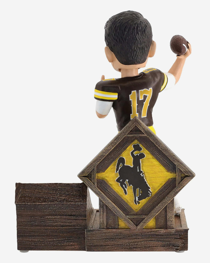 Josh Allen Wyoming Cowboys Jersey Retirement Bobblehead FOCO - FOCO.com