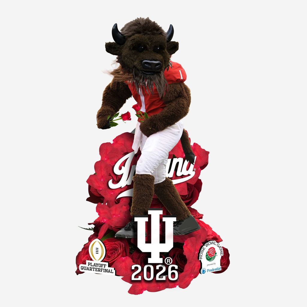 Indiana Hoosiers Rose Bowl Winner Mascot Bobblehead FOCO - FOCO.com