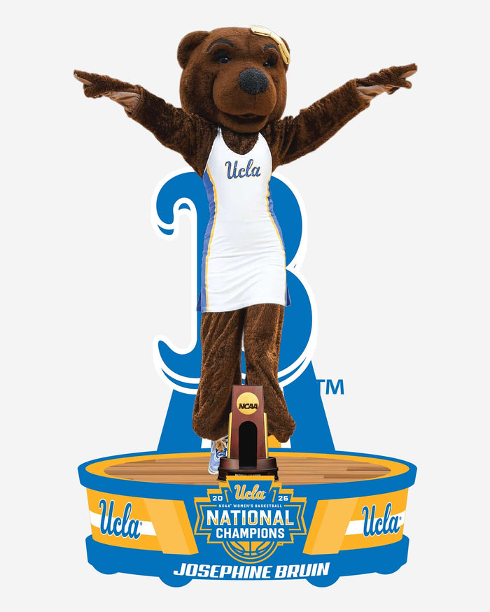 Josie Bruin UCLA Bruins 2026 Womens Basketball National Champions Mascot Bobblehead FOCO - FOCO.com