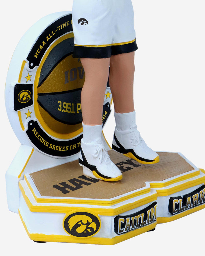 Caitlin Clark Iowa Hawkeyes All-Time Leading Scorer in History College Stats Bobblehead FOCO - FOCO.com