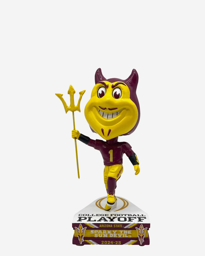 Sparky the Sun Devil Arizona State Sun Devils 2025 College Football Playoff Mascot Mini Bighead Bobblehead FOCO - FOCO.com
