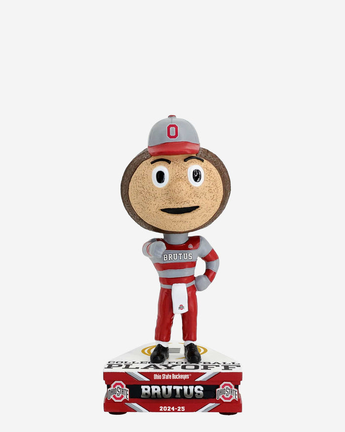 Brutus Buckeye Ohio State Buckeyes 2025 College Football Playoff Mascot Mini Bighead Bobblehead FOCO - FOCO.com