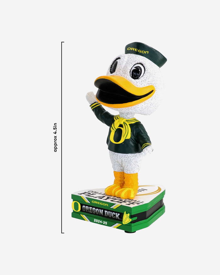 The Oregon Duck Oregon Ducks 2025 College Football Playoff Mascot Mini Bighead Bobblehead FOCO - FOCO.com