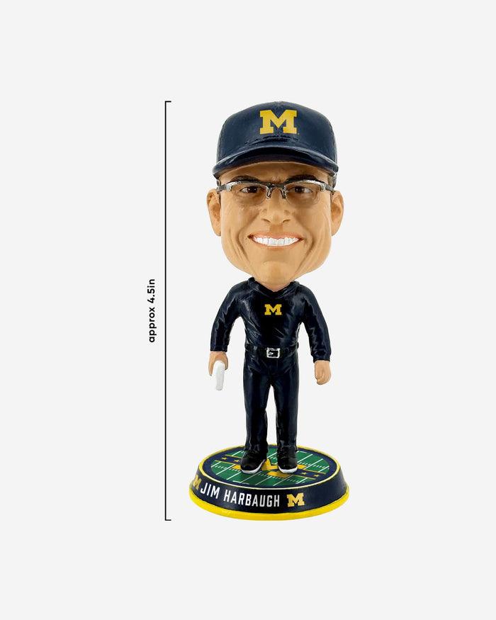 Jim Harbaugh Michigan Wolverines Mini Bighead Bobblehead FOCO - FOCO.com