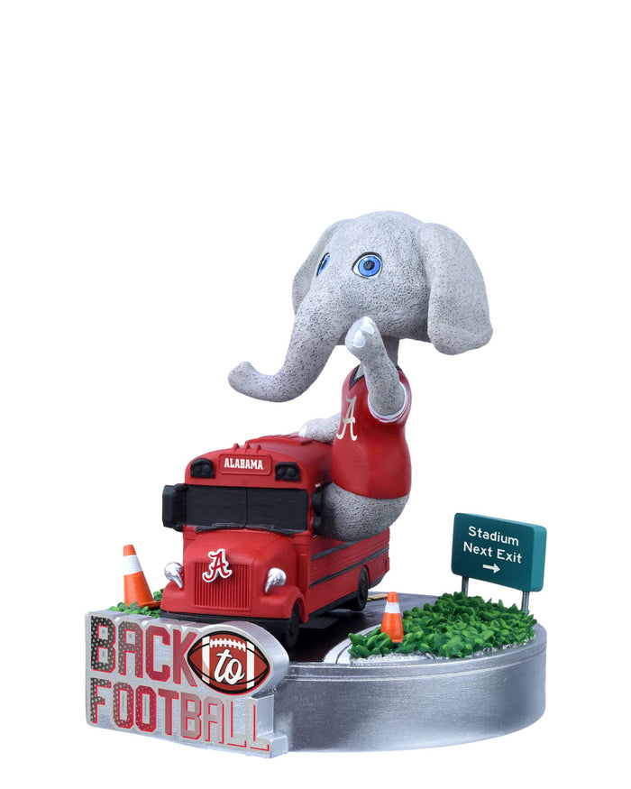 Big Al Alabama Crimson Tide Back to Football Bus Mascot Mini Bobblehead