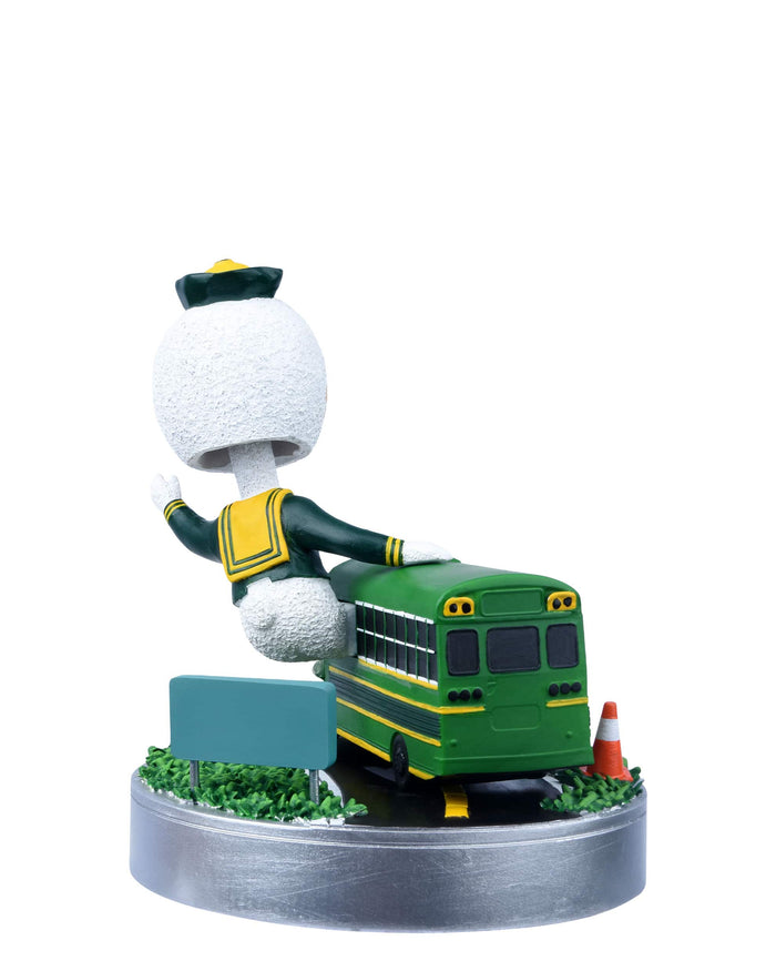 The Oregon Duck Oregon Ducks Back to Football Bus Mascot Mini Bobblehead