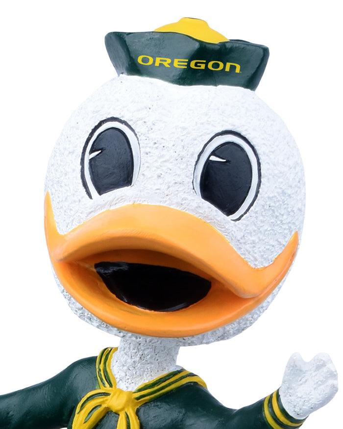 The Oregon Duck Oregon Ducks Back to Football Bus Mascot Mini Bobblehead