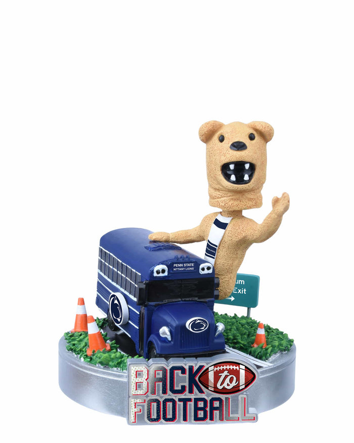 Nittany Lion Penn State Nittany Lions Back to Football Bus Mascot Mini Bobblehead