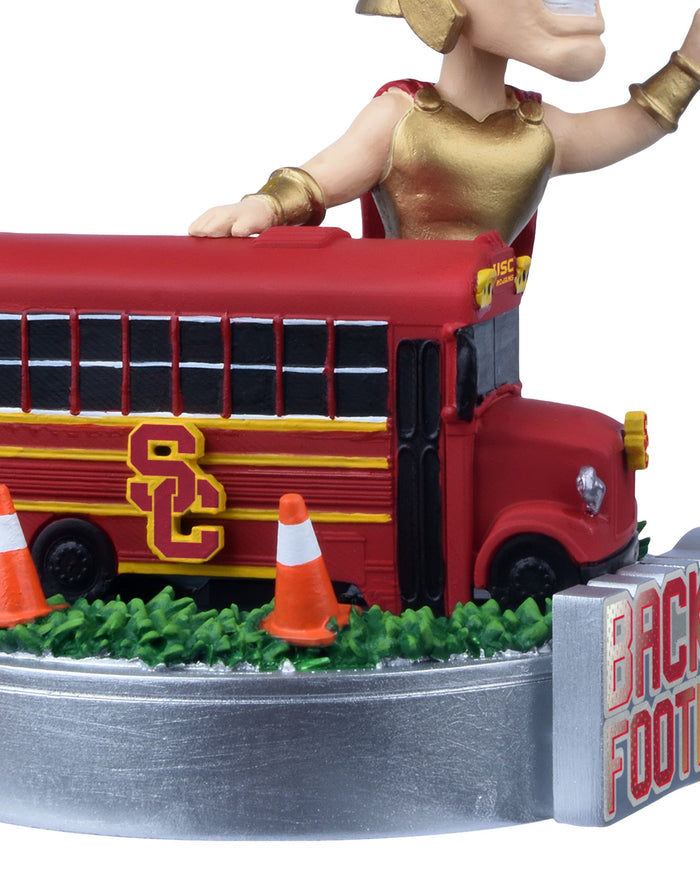 Tommy Trojan USC Trojans Back to Football Bus Mascot Mini Bobblehead