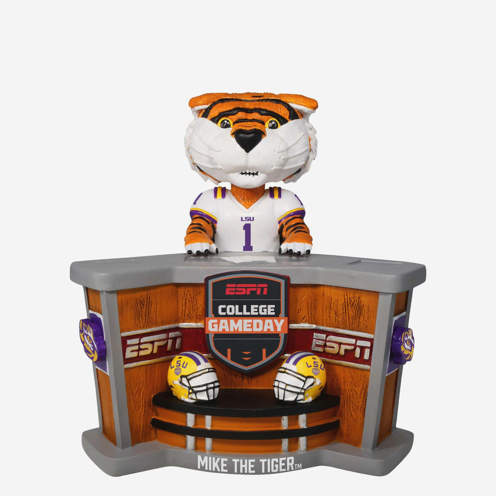 Mike the Tiger LSU Tigers ESPN College GameDay Mascot Bobblehead FOCO - FOCO.com