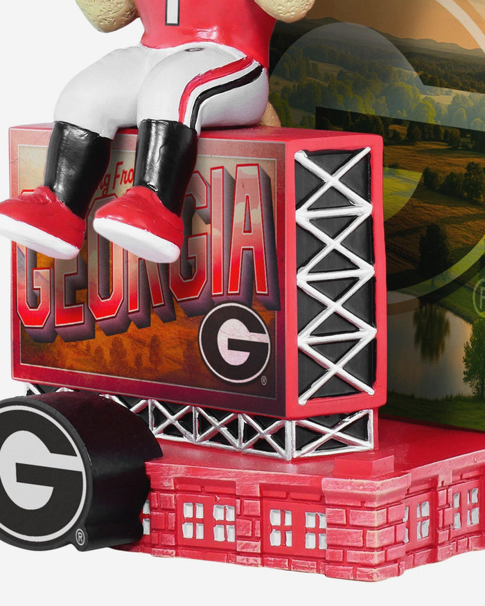 Hairy Dawg Georgia Bulldogs Greetings From Mascot Bobblehead FOCO - FOCO.com