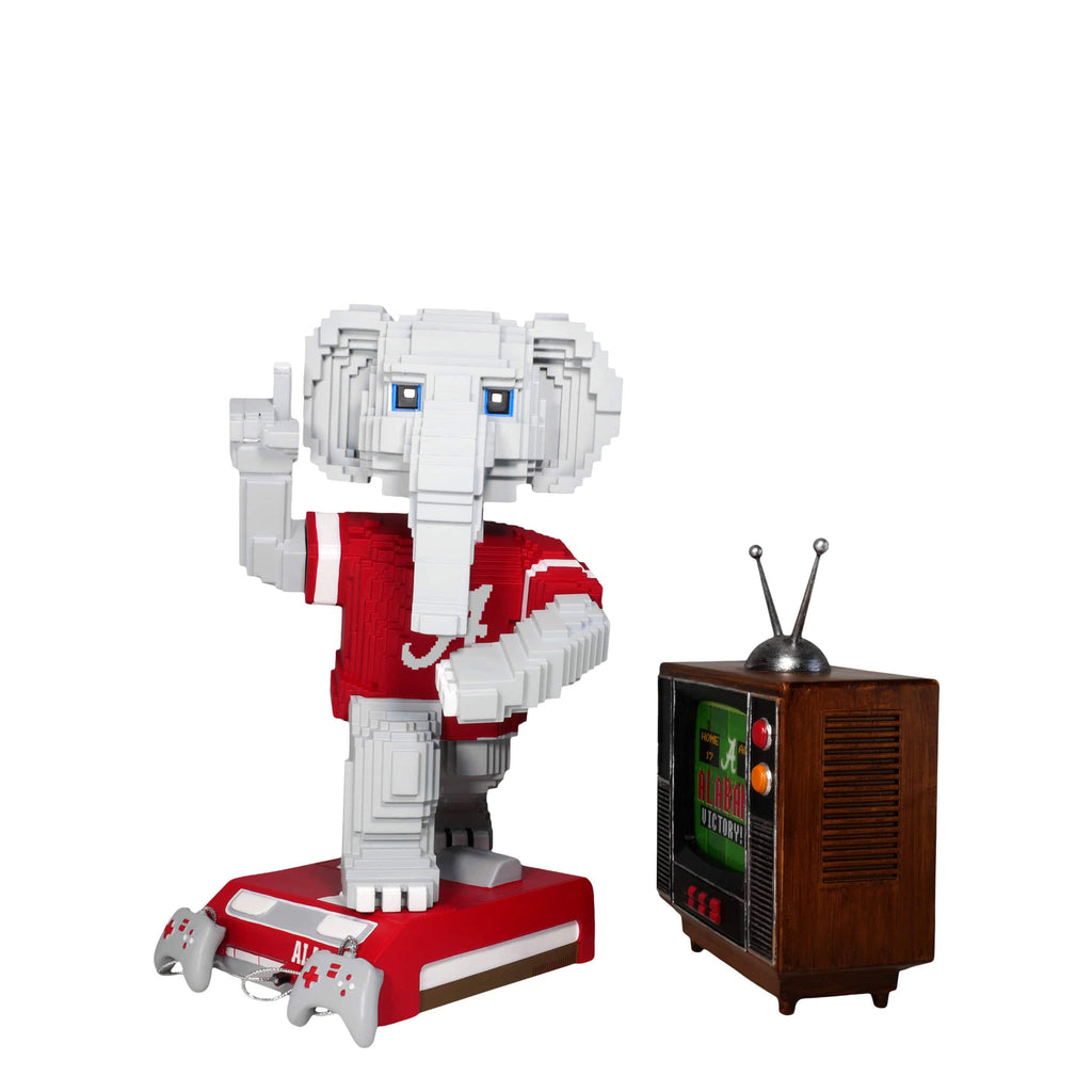 Big Al Alabama Crimson Tide Retro 8 Bit Mascot Bobblehead FOCO - FOCO.com
