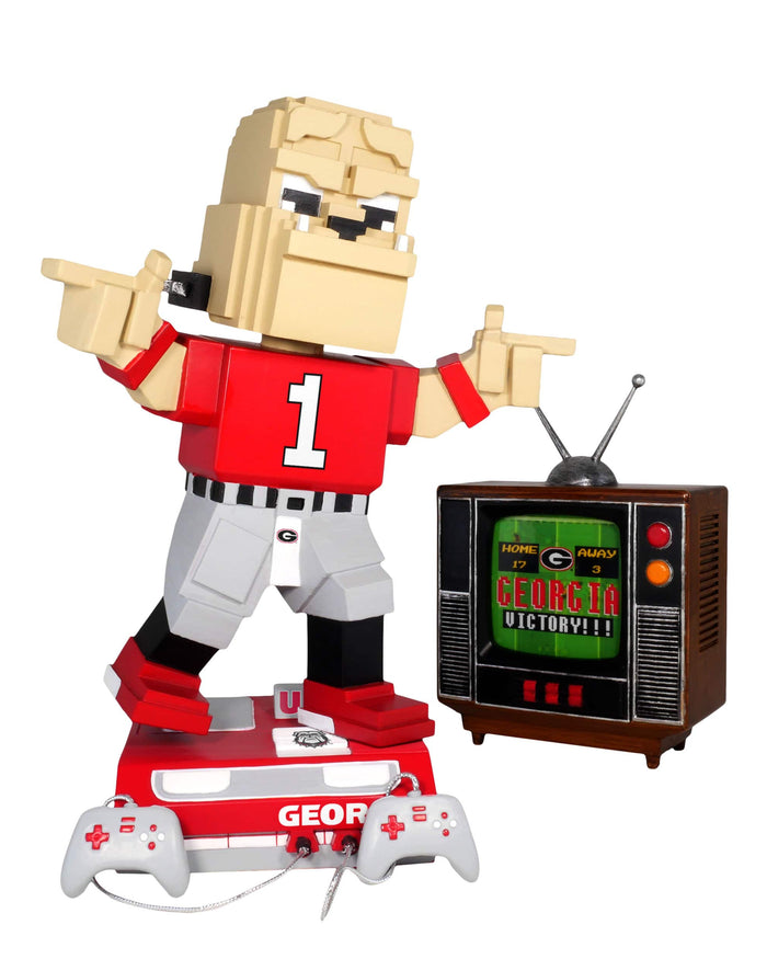 Hairy Dawg Georgia Bulldogs Retro 8 Bit Mascot Bobblehead FOCO - FOCO.com
