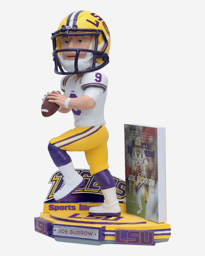 Joe Burrow LSU Tigers Sports Illustrated Cover Bobblehead FOCO - FOCO.com