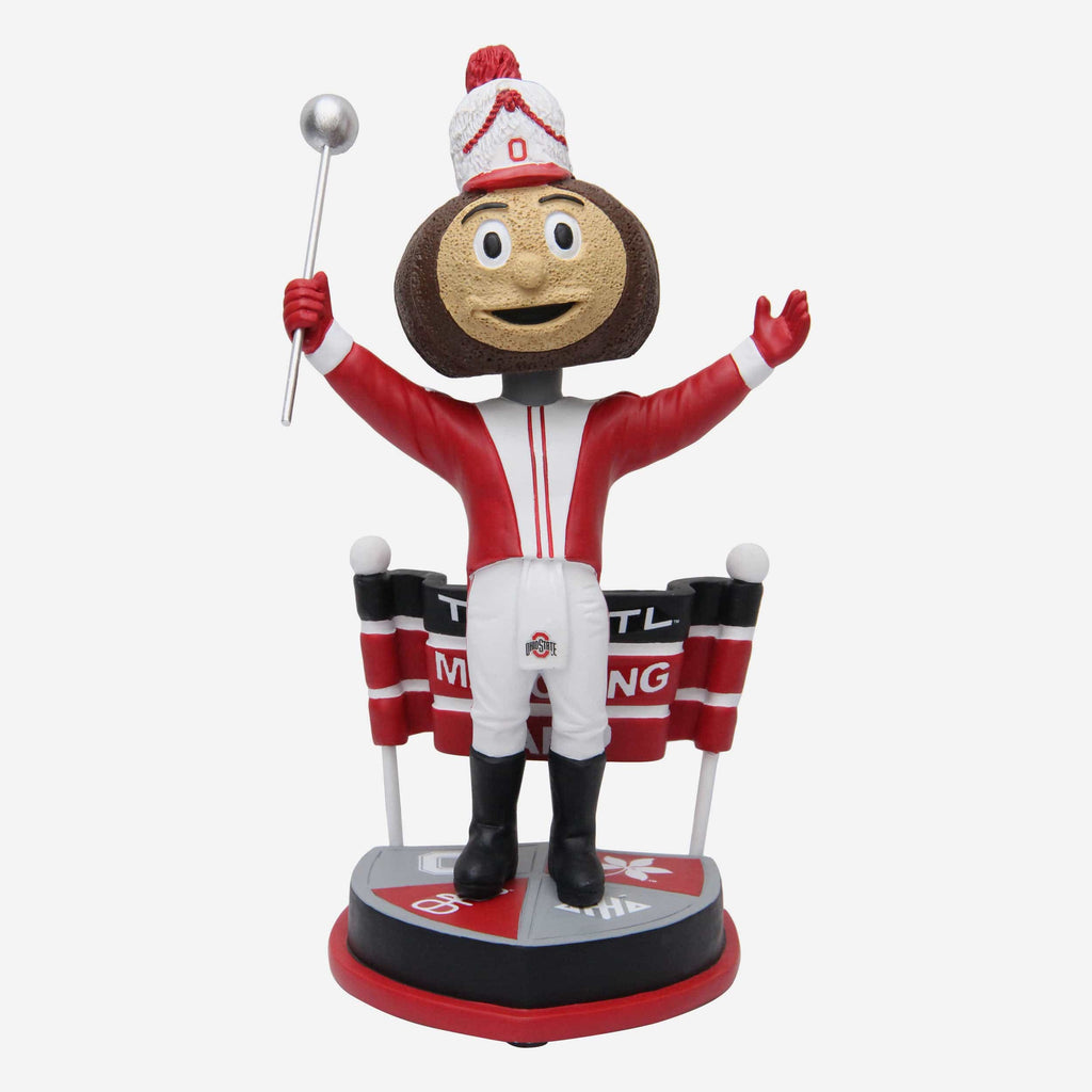Brutus Buckeye Ohio State Buckeyes Marching Band Mascot Bobblehead FOCO - FOCO.com
