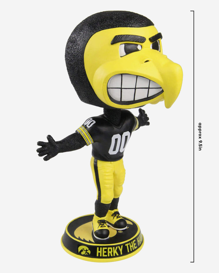 Herky the Hawk Iowa Hawkeyes Mascot Bighead Bobblehead FOCO - FOCO.com