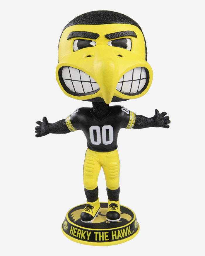 Herky the Hawk Iowa Hawkeyes Mascot Bighead Bobblehead FOCO - FOCO.com