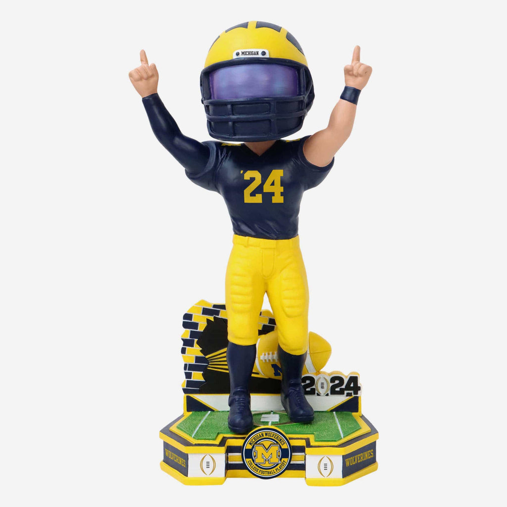 Michigan Wolverines 2024 College Football Playoff Bobblehead FOCO - FOCO.com