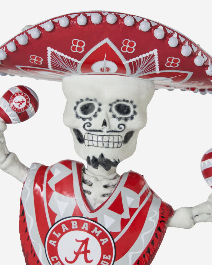 Alabama Crimson Tide Calavera Glow in the Dark Bobblehead FOCO - FOCO.com