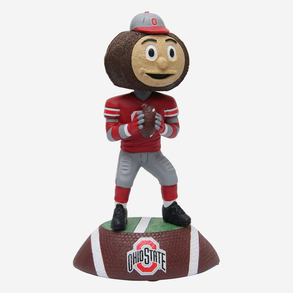 Brutus Buckeye Ohio State Buckeyes Football Mascot Bobblehead FOCO - FOCO.com