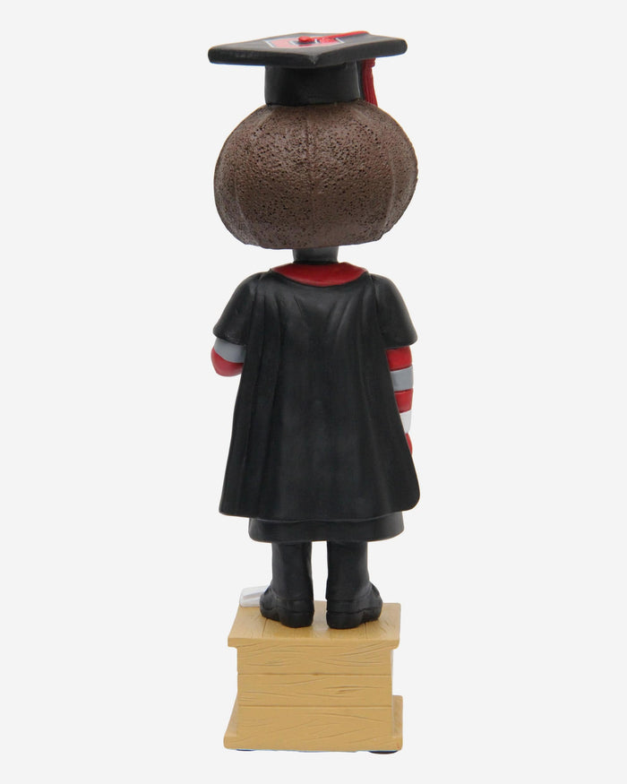 Brutus Buckeye Ohio State Buckeyes Graduation Mascot Bobblehead FOCO - FOCO.com