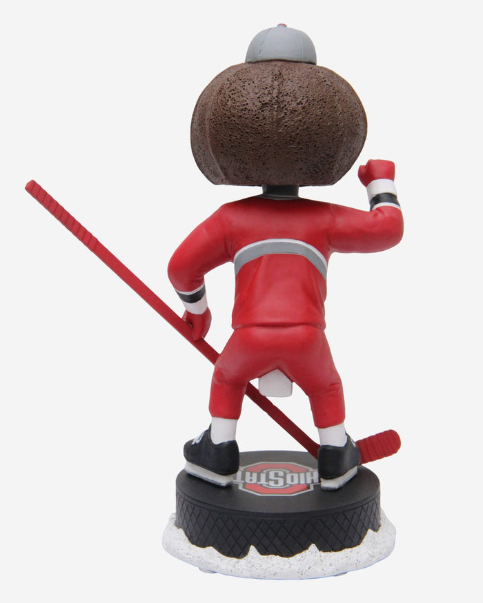 Brutus Buckeye Ohio State Buckeyes Ice Hockey Mascot Bobblehead FOCO - FOCO.com