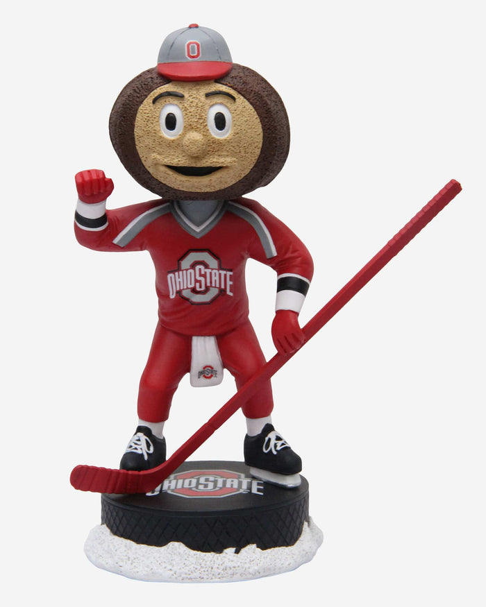 Brutus Buckeye Ohio State Buckeyes Ice Hockey Mascot Bobblehead FOCO - FOCO.com