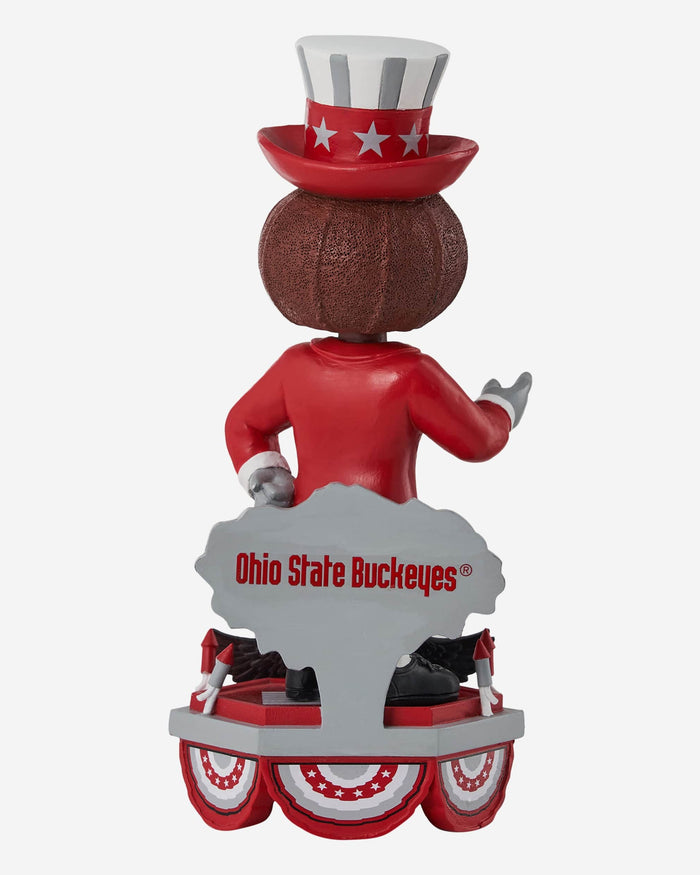 Brutus Buckeye Ohio State Buckeyes Americana Mascot Bobblehead FOCO - FOCO.com