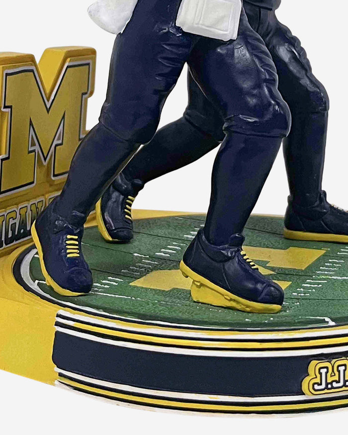Blake Corum & JJ McCarthy Michigan Wolverines Dual Bobblehead FOCO - FOCO.com