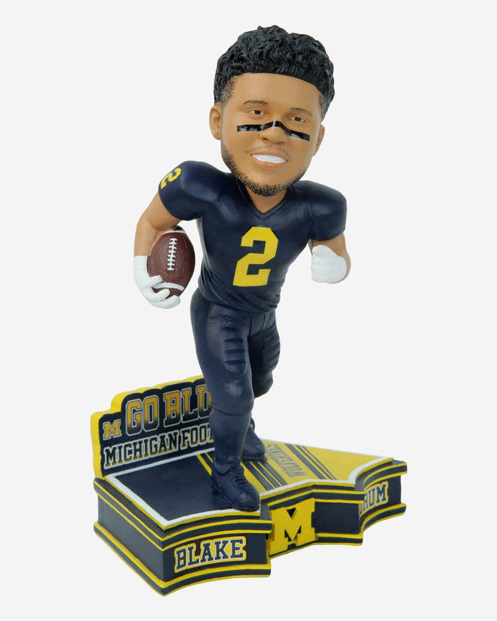 Blake Corum Michigan Wolverines 2023 Football Blue Uniform Student Athlete Bobblehead FOCO - FOCO.com