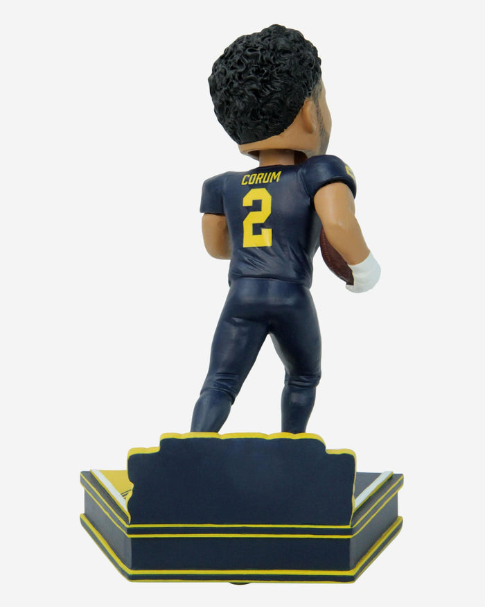 Blake Corum Michigan Wolverines 2023 Football Blue Uniform Student Athlete Bobblehead FOCO - FOCO.com