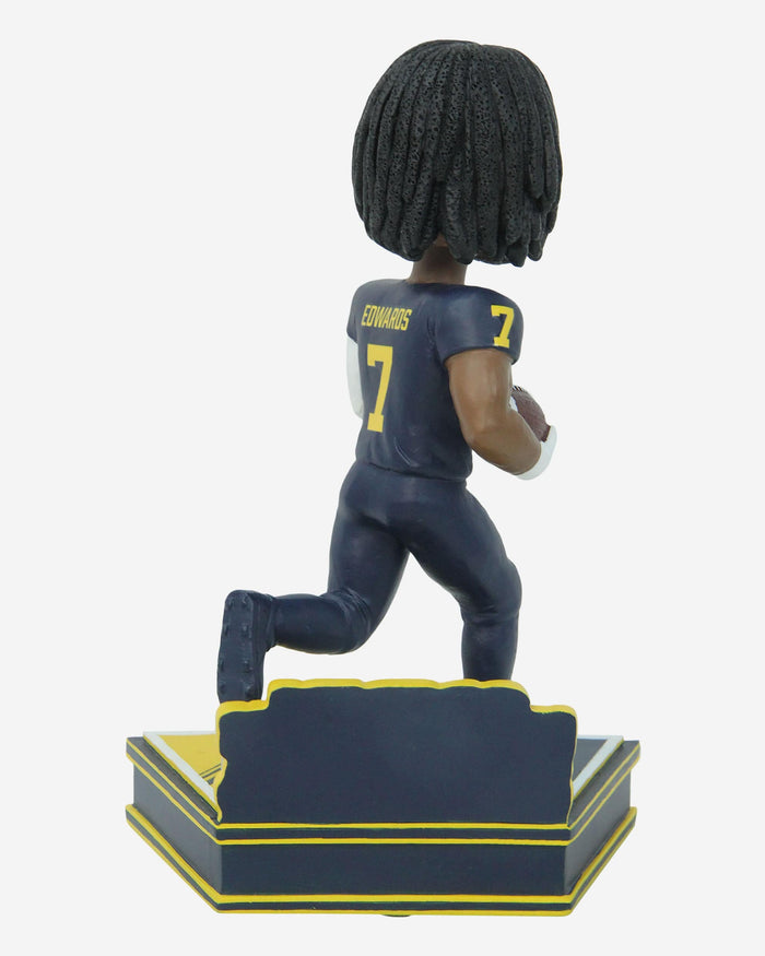 Donovan Edwards Michigan Wolverines 2023 Football Blue Uniform Student Athlete Bobblehead FOCO - FOCO.com