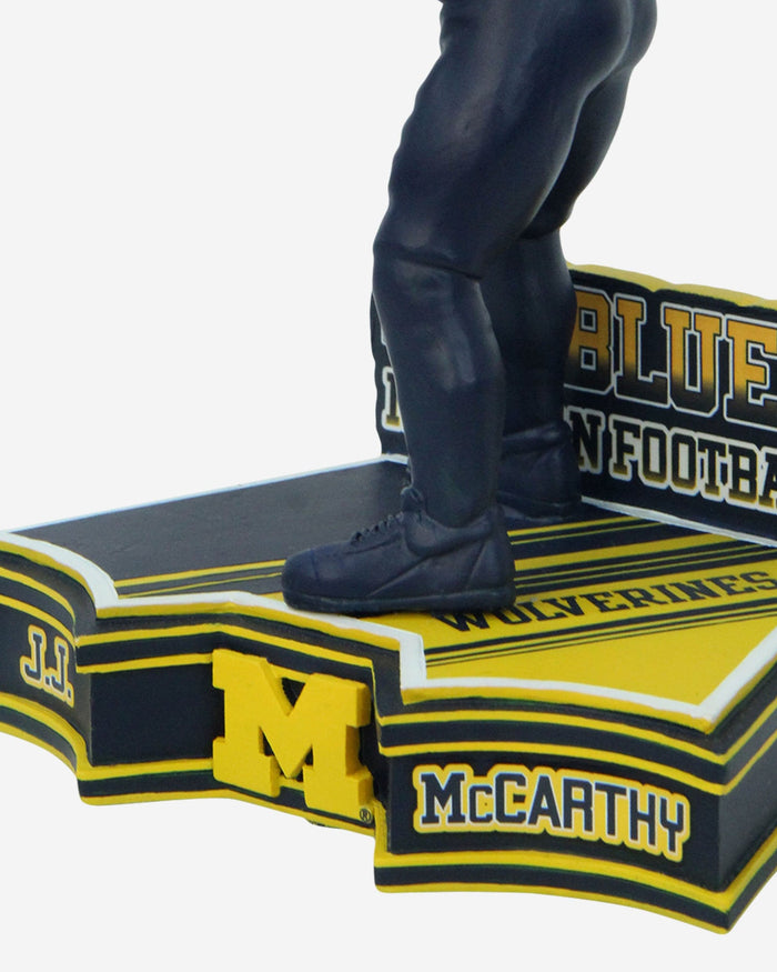 JJ McCarthy Michigan Wolverines 2023 Football Blue Uniform Student Athlete Bobblehead FOCO - FOCO.com