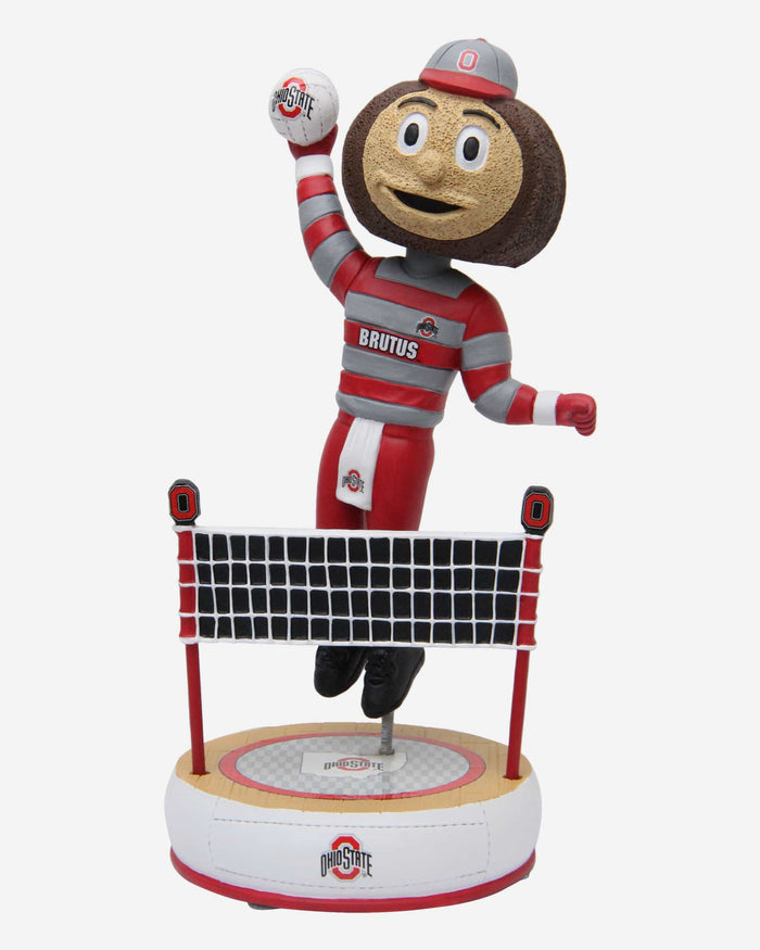 Brutus Buckeye Ohio State Buckeyes Volleyball Mascot Bobblehead FOCO - FOCO.com