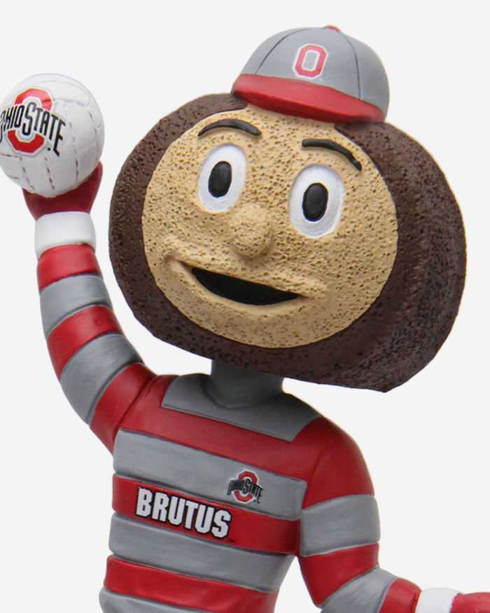 Brutus Buckeye Ohio State Buckeyes Volleyball Mascot Bobblehead FOCO - FOCO.com