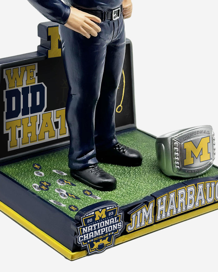 Jim Harbaugh Michigan Wolverines We Did That Bobblehead FOCO - FOCO.com