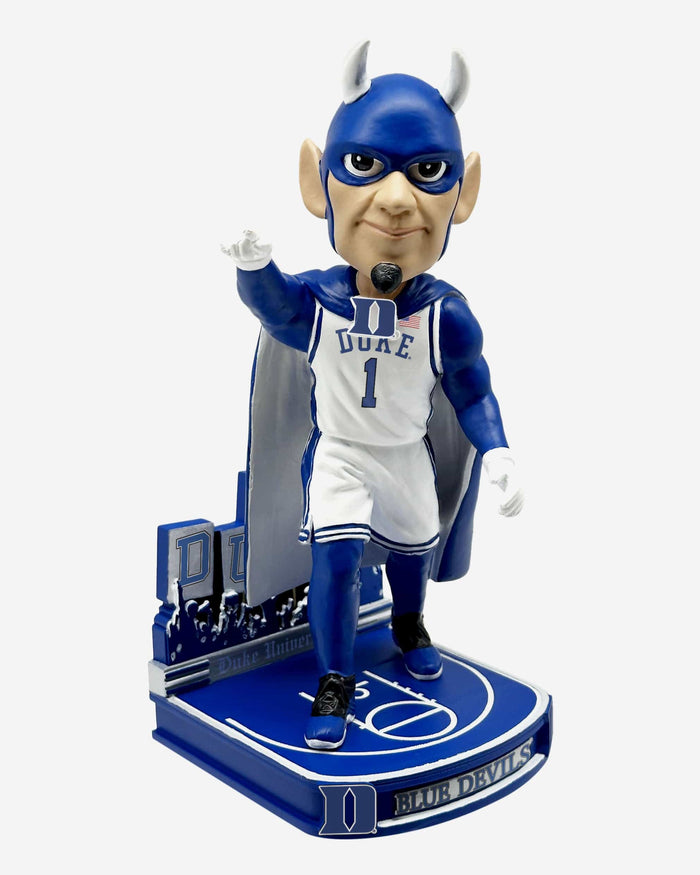 The Blue Devil Duke Blue Devils Basketball Mascot Bobblehead FOCO - FOCO.com