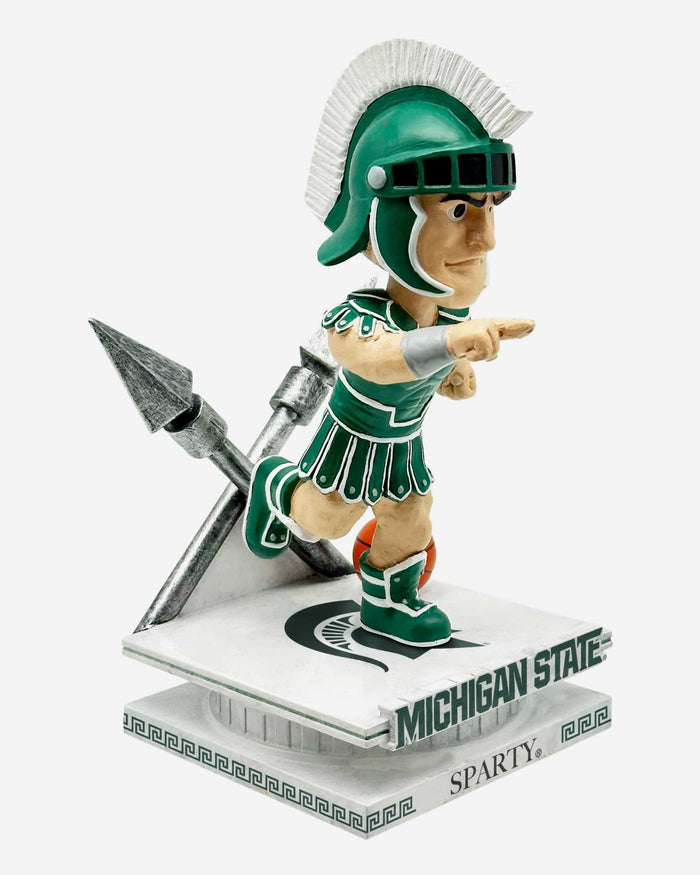 Sparty Michigan State Spartans Basketball Mascot Bobblehead FOCO - FOCO.com